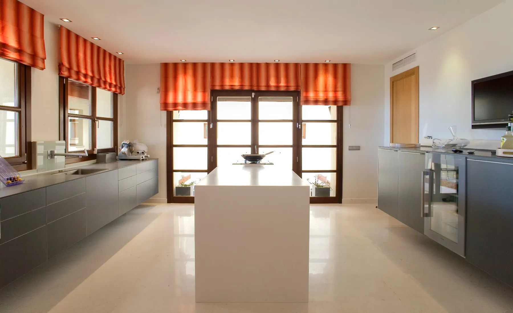 Modern kitchen with island